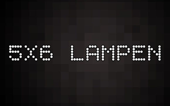 5x6 Lampen: A Dotted Font with Bold, Pixel-Perfect Character