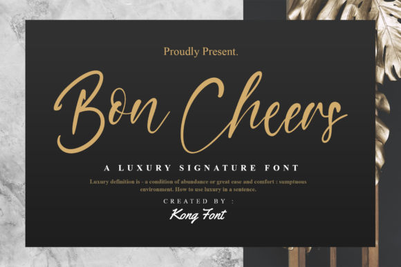 Bon Cheers: A Playful Script for Crafters and Designers