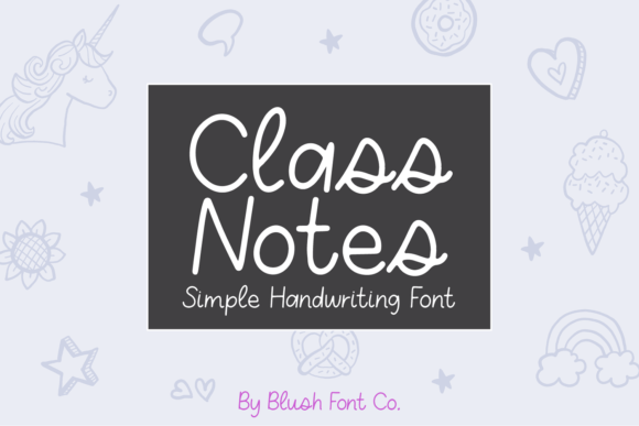 Class Notes: The Simple School Font for Modern Designers