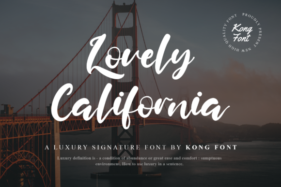Discovering the Playful Charm of the Lovely California Font
