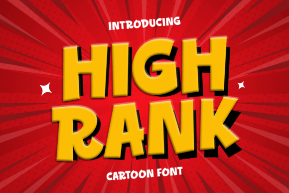 Evaluating High Rank: A Practical Cartoon Display Font for Creative Projects