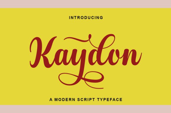 Kaydon Script: Blending Classic Elegance with Modern Design Flow