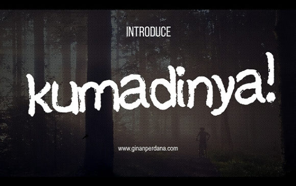 Kumadinya: The Quirky Brushed Font for Bold Creators
