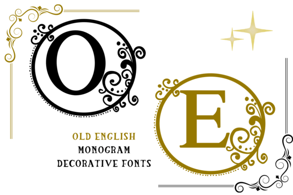 Old English Monogram: Reviving Vintage Elegance in Modern Design