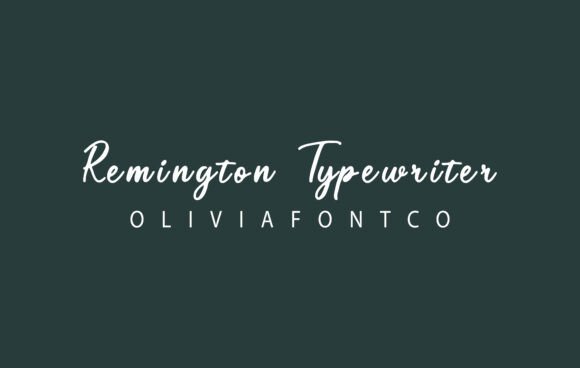 Remington Typewriter Font: Design with Vintage Soul