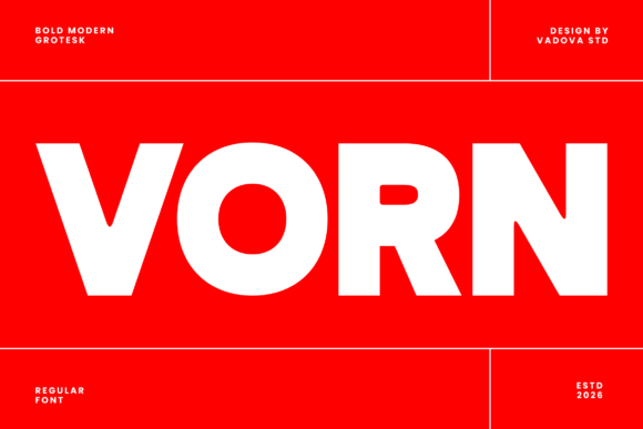 Vorn: Mastering the Bold Modern Grotesk for Maximum Impact